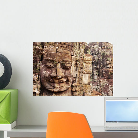 Faces Bayon Temple Angkor Wall Decal
