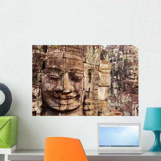 Faces Bayon Temple Angkor Wall Decal