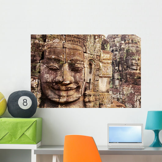 Faces Bayon Temple Angkor Wall Decal