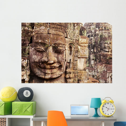 Faces Bayon Temple Angkor Wall Decal