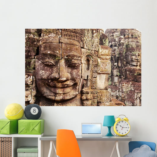 Faces Bayon Temple Angkor Wall Decal