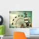 Aged and Worn Vintage Ride Sign Wall Decal