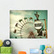 Aged and Worn Vintage Ride Sign Wall Decal