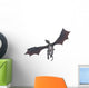 Gray Dragon 3D Rendered Wall Decal