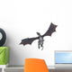 Gray Dragon 3D Rendered Wall Decal