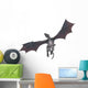 Gray Dragon 3D Rendered Wall Decal