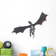 Gray Dragon 3D Rendered Wall Decal