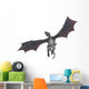 Gray Dragon 3D Rendered Wall Decal