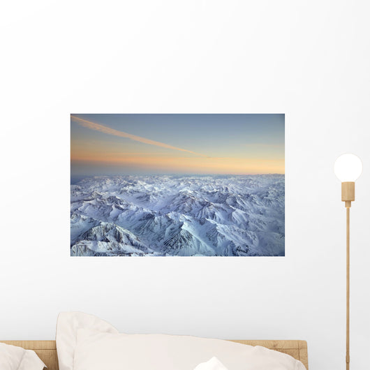 Landscape Overflying Andes Mountain Wall Decal