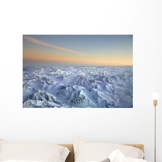 Landscape Overflying Andes Mountain Wall Decal