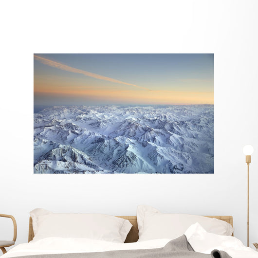 Landscape Overflying Andes Mountain Wall Decal