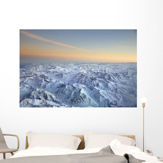 Landscape Overflying Andes Mountain Wall Decal