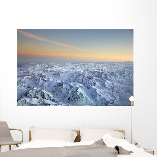 Landscape Overflying Andes Mountain Wall Decal