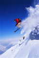 Skier Jumping Wall Decal