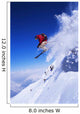 Skier Jumping Wall Decal