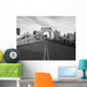 Empty Pittsburgh Bridge Black Wall Decal