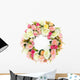 Pink and White Roses Wall Decal