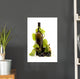 Bottle of Wine and Grapes Studio Wall Decal