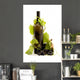 Bottle of Wine and Grapes Studio Wall Decal