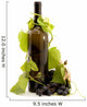 Bottle of Wine and Grapes Studio Wall Decal