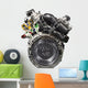 Front Car Engine Wall Decal