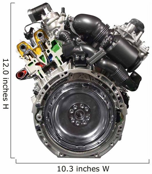 Front Car Engine Wall Decal