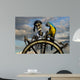 Skeleton Pirate Wall Decal