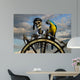 Skeleton Pirate Wall Decal