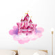 Pink Princess Castle Wall Decal