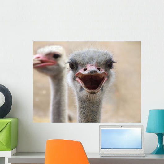 Hot Ostrich Wall Decal