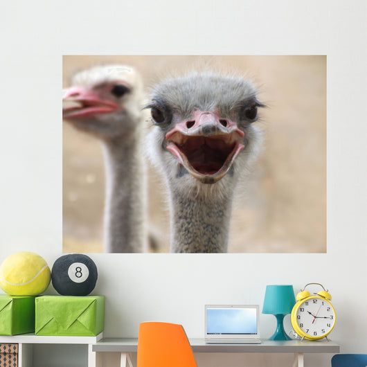Hot Ostrich Wall Decal