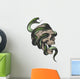 Skull with Snake Wall Decal