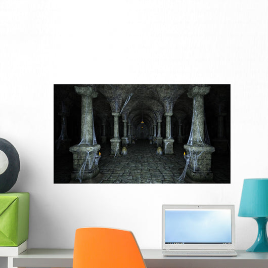 Scary Gothic Tomb Wall Decal