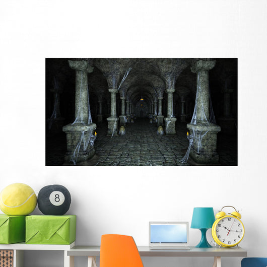 Scary Gothic Tomb Wall Decal