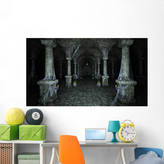 Scary Gothic Tomb Wall Decal