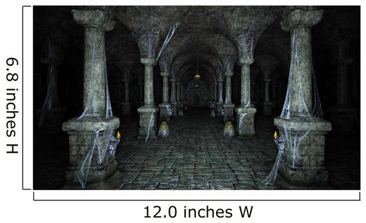 Scary Gothic Tomb Wall Decal