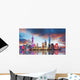China Shanghai Skyline Wall Decal