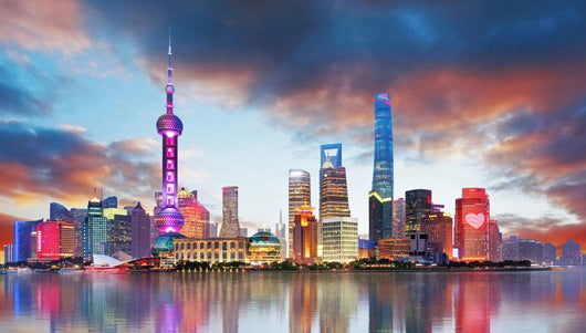 China Shanghai Skyline Wall Decal