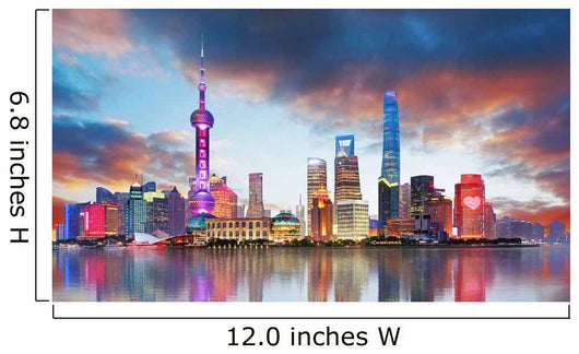 China Shanghai Skyline Wall Decal