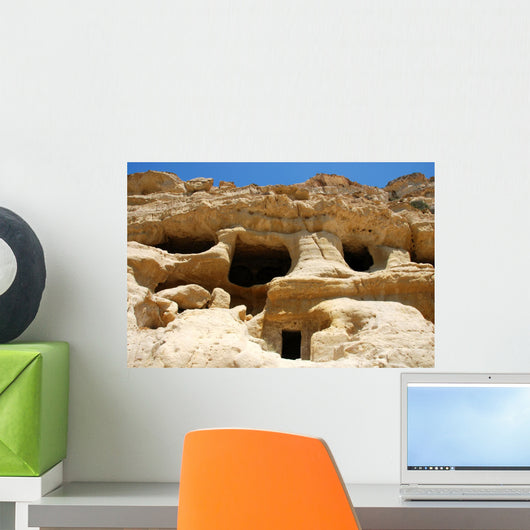 Ancient Burial-place Matala Crete Wall Decal