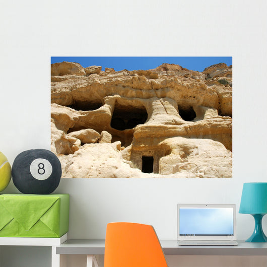 Ancient Burial-place Matala Crete Wall Decal