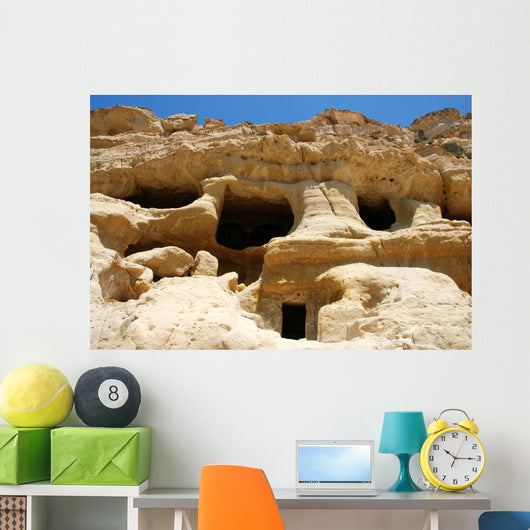 Ancient Burial-place Matala Crete Wall Decal