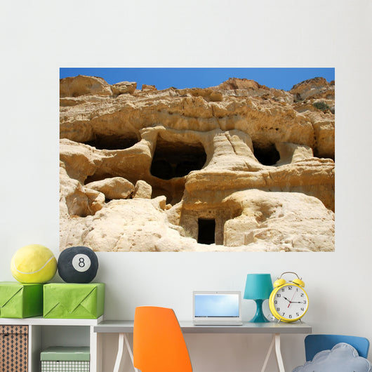 Ancient Burial-place Matala Crete Wall Decal