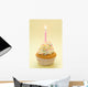 Cupcake with Icing and Wall Decal