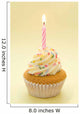 Cupcake with Icing and Wall Decal