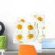 Reflected White Daisies Wall Decal