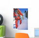Young Men Mountain Climbing Wall Decal