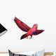 Red and Blue Lory Wall Decal