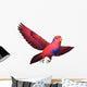 Red and Blue Lory Wall Decal