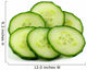 Cucumber Slices Wall Decal